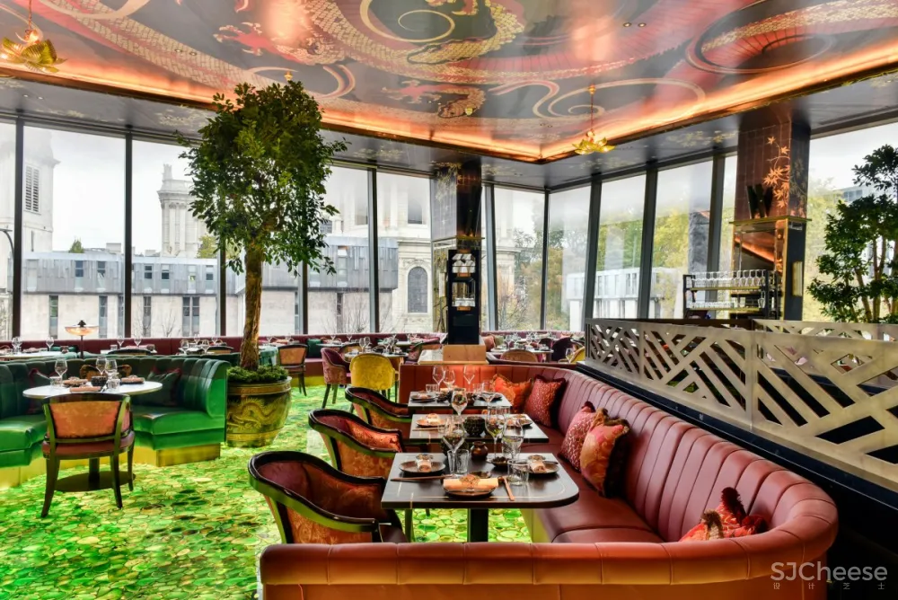 Adam Ellis Studio | The Ivy Asia , 伦敦现代艺术餐厅