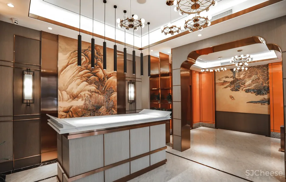 B J D ▏新作 ▏会龙湖农庄大酒店-交替变换的现代中式与古朴中式意境空间