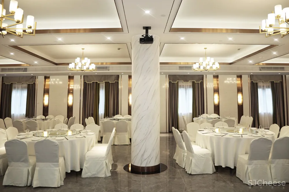 B J D ▏新作 ▏会龙湖农庄大酒店-交替变换的现代中式与古朴中式意境空间