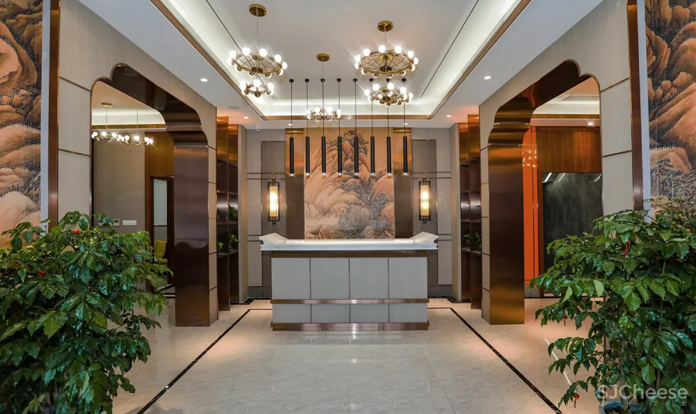 B J D ▏新作 ▏会龙湖农庄大酒店-交替变换的现代中式与古朴中式意境空间