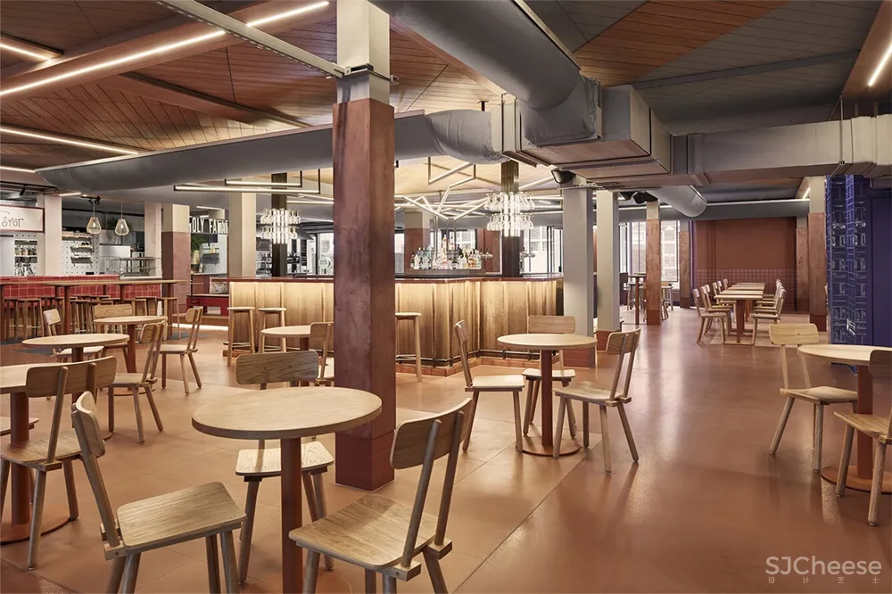 Studio Modijefsky l 荷兰海牙Foodhallen美食广场