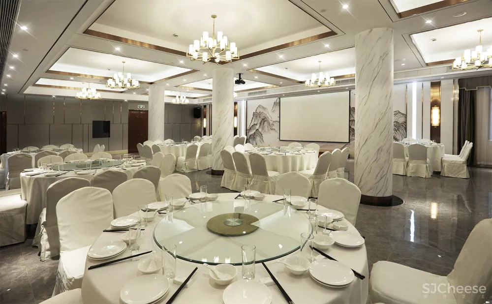 B J D ▏新作 ▏会龙湖农庄大酒店-交替变换的现代中式与古朴中式意境空间