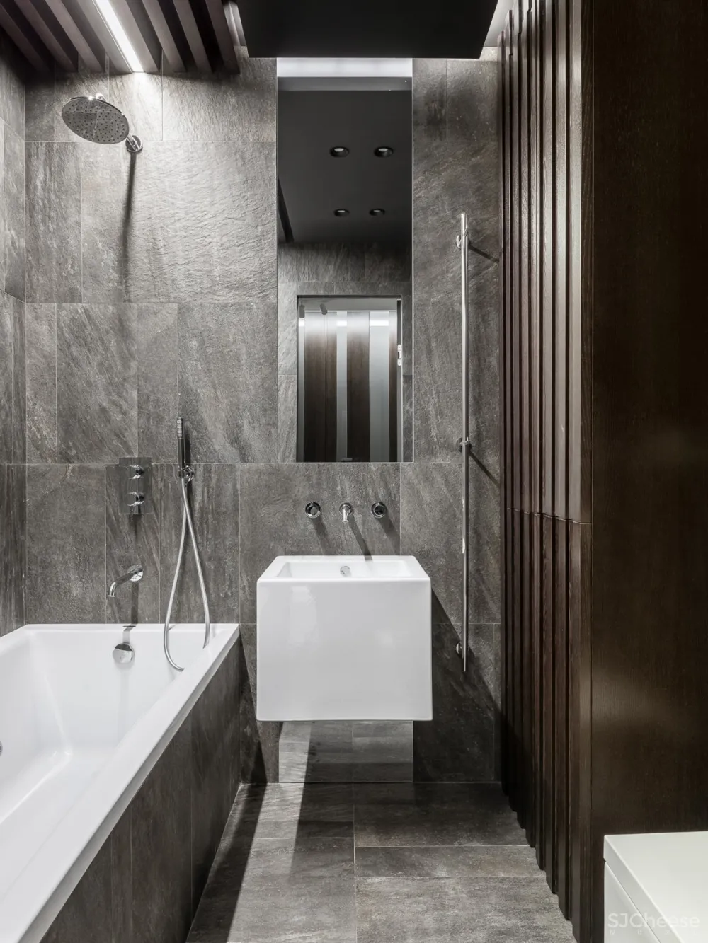 Quadrum Studio | DK CH Flat , 现代混泥土的功能住宅