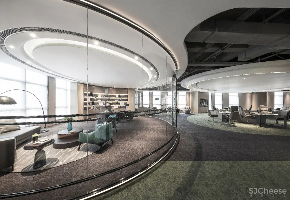 中粮天悦壹号办公展示空间 • 流动的圣节