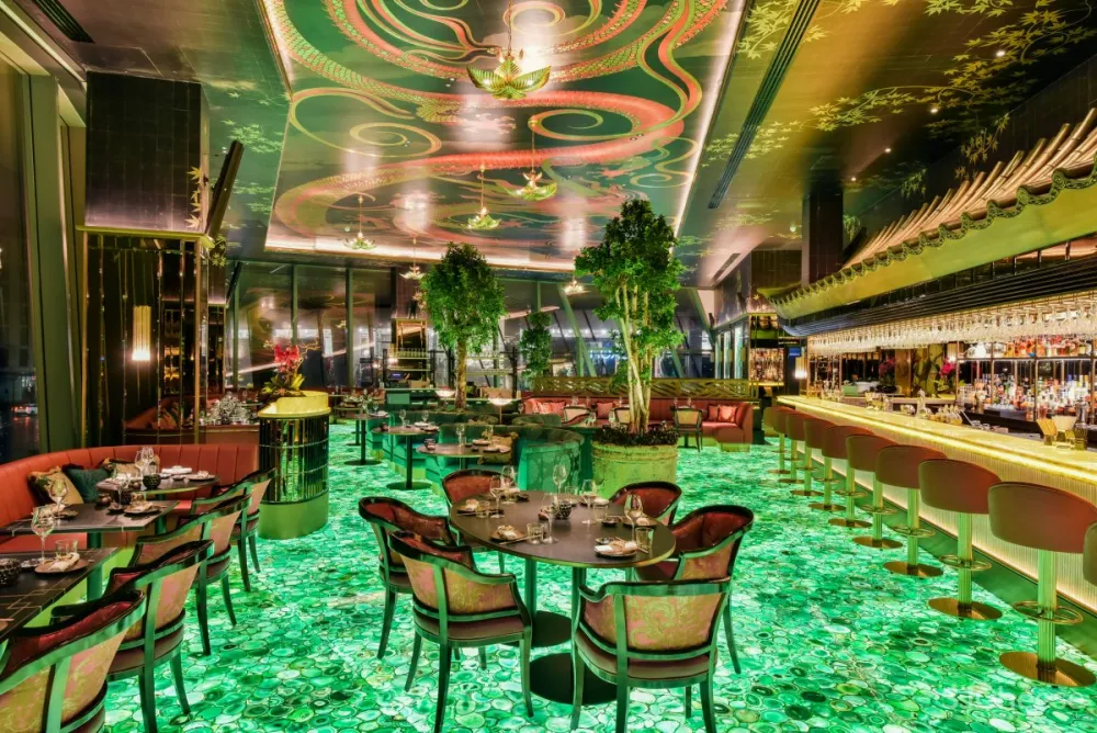 Adam Ellis Studio | The Ivy Asia , 伦敦现代艺术餐厅