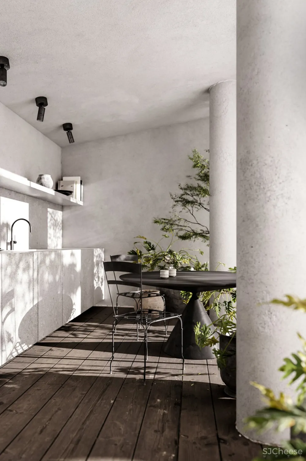 Klaudia Adamiak | IV Residence , 大自然与建筑的平行力量