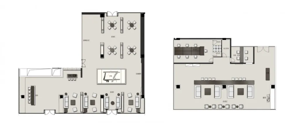 用当代简约精神重塑东方文化的韵律之美|540m²售楼处|殊众设计