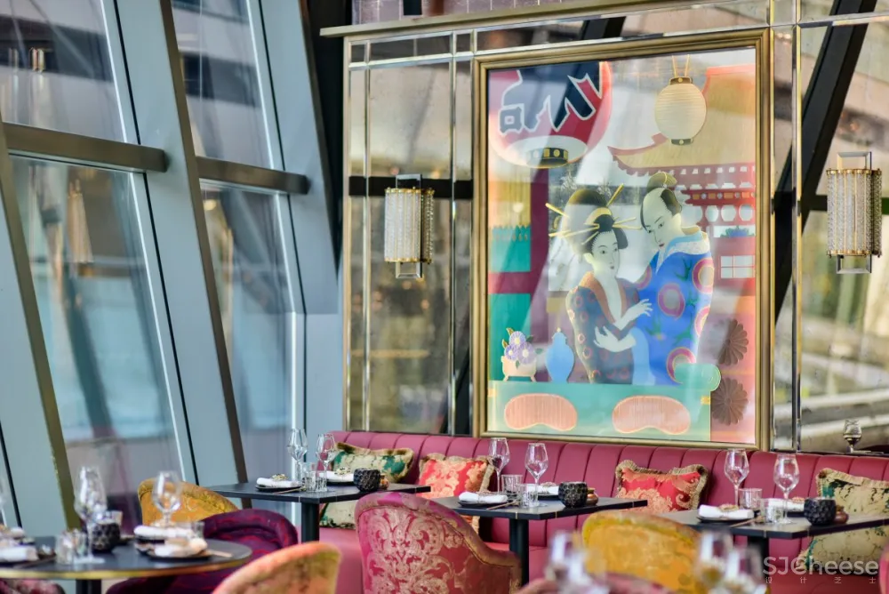 Adam Ellis Studio | The Ivy Asia , 伦敦现代艺术餐厅