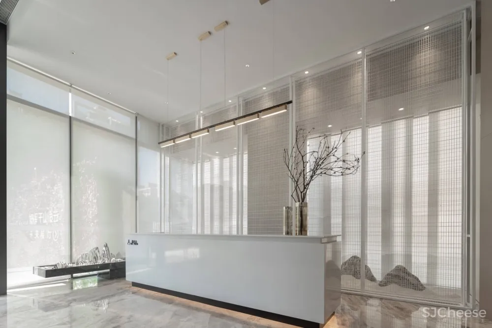 用当代简约精神重塑东方文化的韵律之美|540m²售楼处|殊众设计