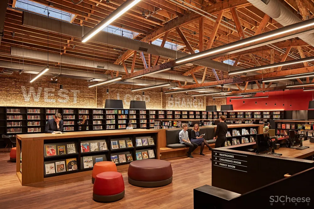 芝加哥公共图书馆West Loop分馆 / SOM
