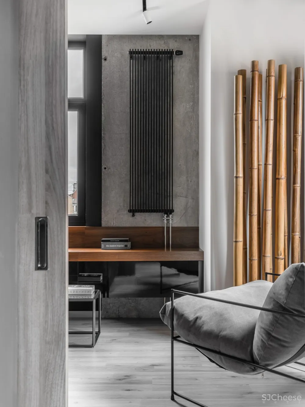 Quadrum Studio | DK CH Flat , 现代混泥土的功能住宅
