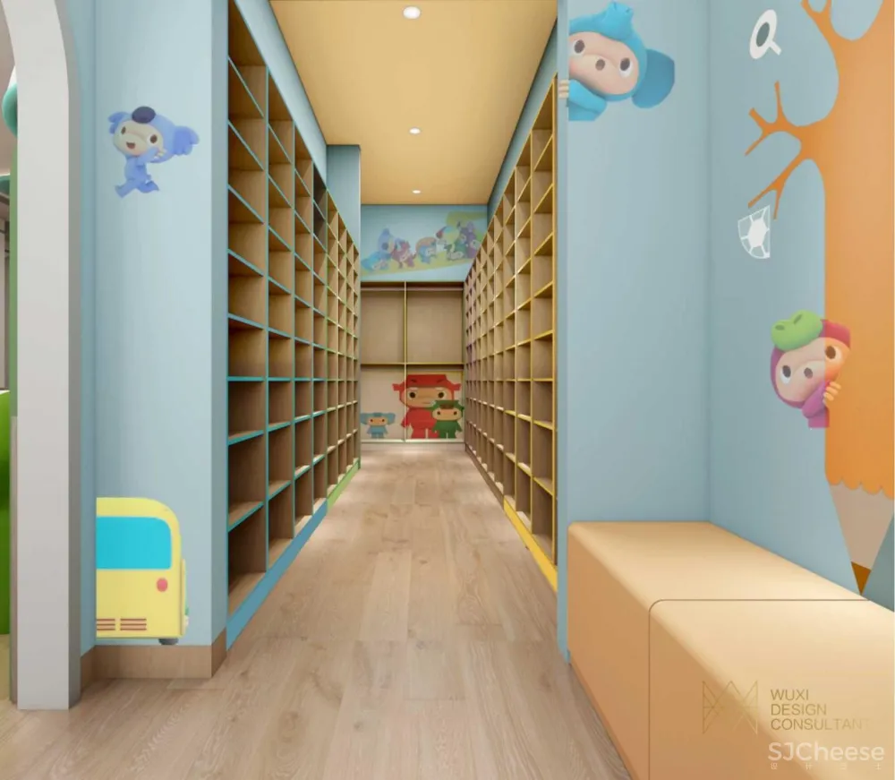 上海江桥万达宝贝王早教中心，设计施工一体化 | WUD伍曦设计