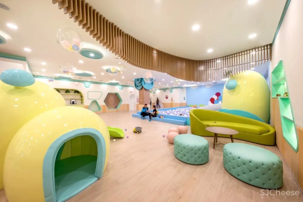 上海江桥万达宝贝王早教中心，设计施工一体化 | WUD伍曦设计