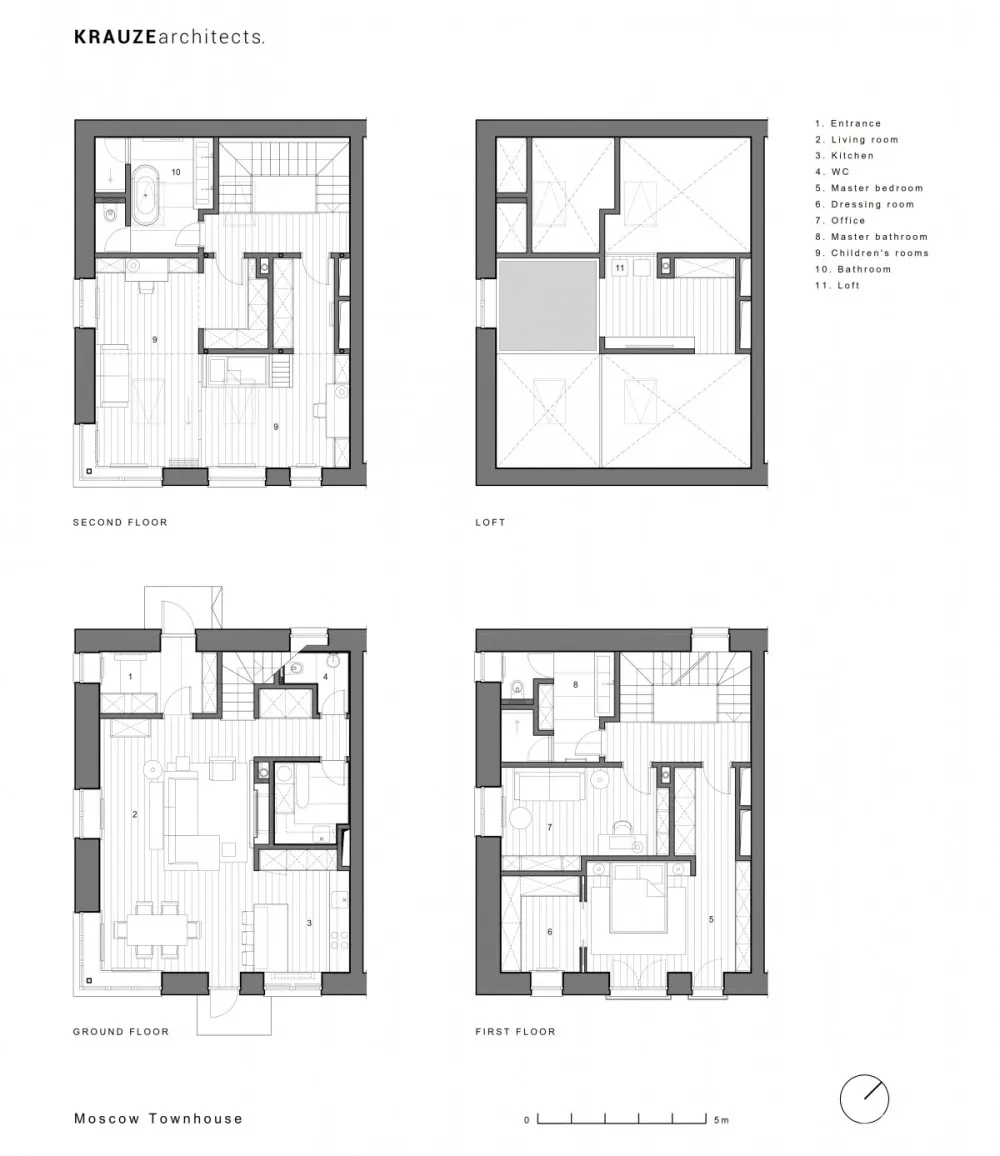 Krauze Architects | Chalet Residence , 工业美学和木屋元素
