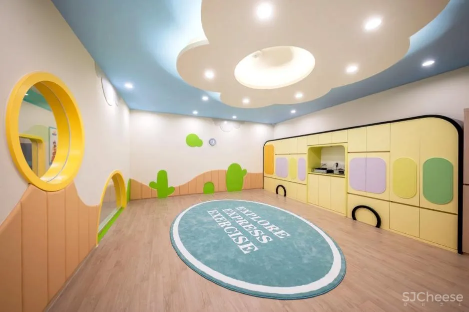 上海江桥万达宝贝王早教中心，设计施工一体化 | WUD伍曦设计