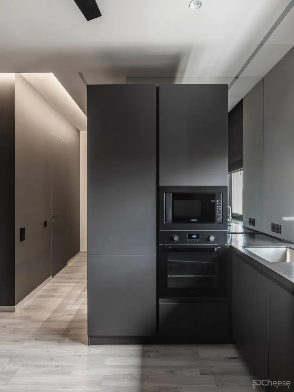 Quadrum Studio | DK CH Flat , 现代混泥土的功能住宅