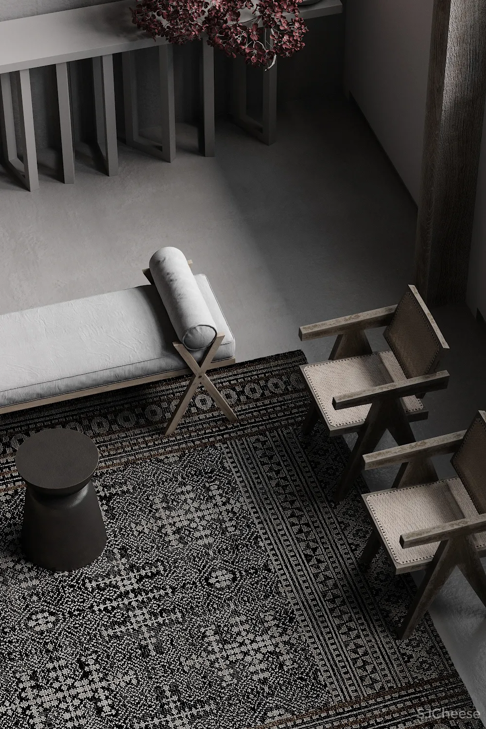 Anastasiia Reznichenko | Wabi Sabi House , 传统侘寂美学的设计概念