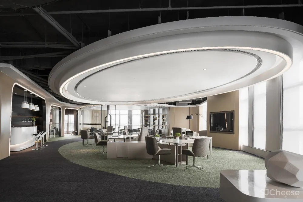 中粮天悦壹号办公展示空间 • 流动的圣节