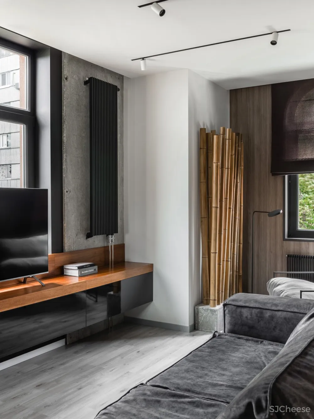 Quadrum Studio | DK CH Flat , 现代混泥土的功能住宅