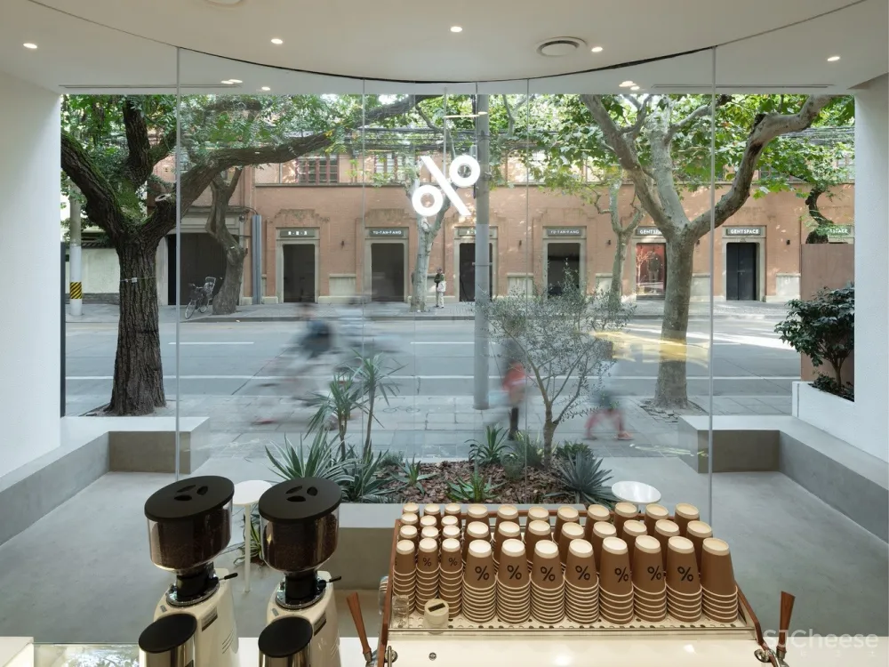 %Arabica，上海建国西路店 / B.l.U.E. Architecture Studio