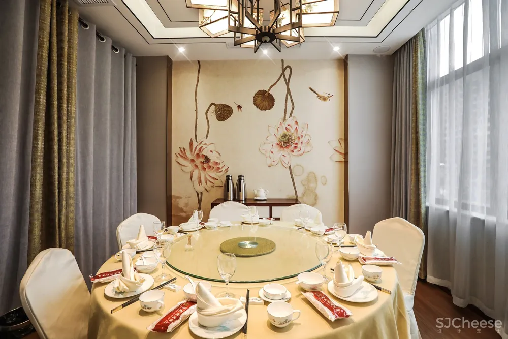 B J D ▏新作 ▏会龙湖农庄大酒店-交替变换的现代中式与古朴中式意境空间