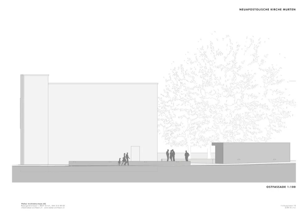 Walser Architekturteam | 瑞士极简教堂 Murten Church