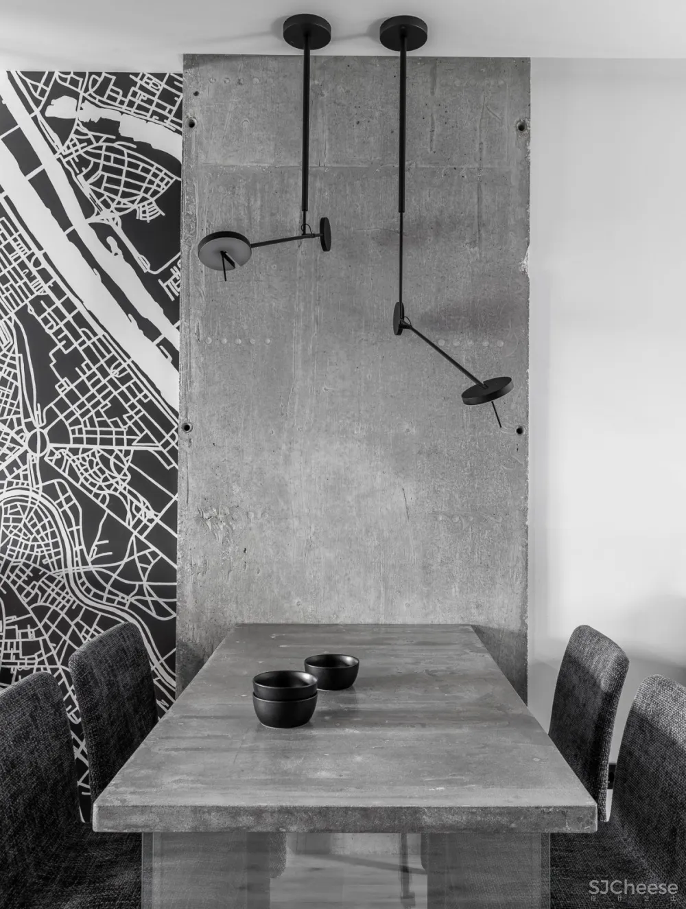 Quadrum Studio | DK CH Flat , 现代混泥土的功能住宅
