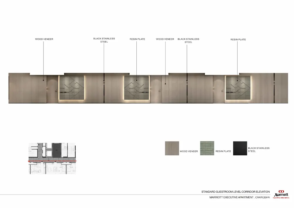 长沙卓越浅水湾万豪行政公寓样板房丨效果图+设计方案丨PDF+JPG丨181M