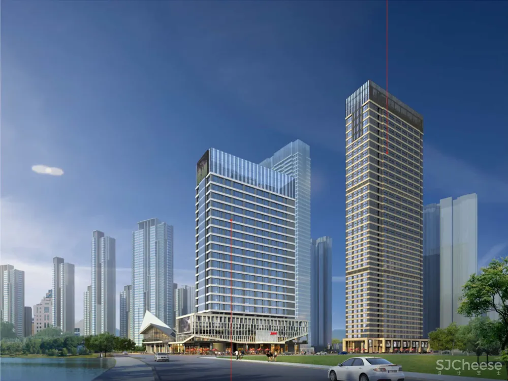 长沙卓越浅水湾万豪行政公寓样板房丨效果图+设计方案丨PDF+JPG丨181M