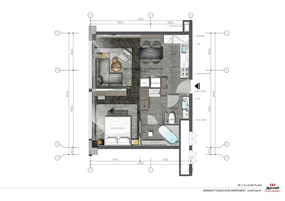 长沙卓越浅水湾万豪行政公寓样板房丨效果图+设计方案丨PDF+JPG丨181M