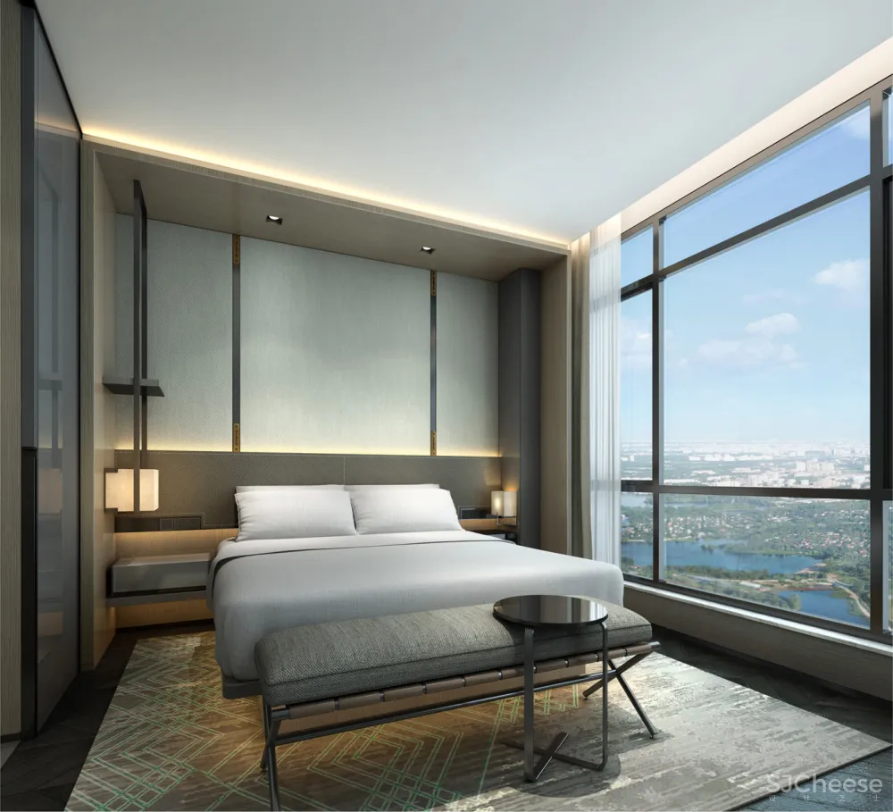 长沙卓越浅水湾万豪行政公寓样板房丨效果图+设计方案丨PDF+JPG丨181M