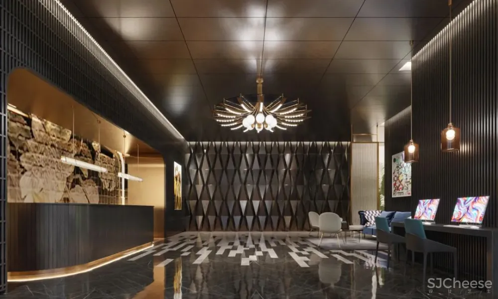 时尚轻奢型精品酒店设计分享——品若style酒店