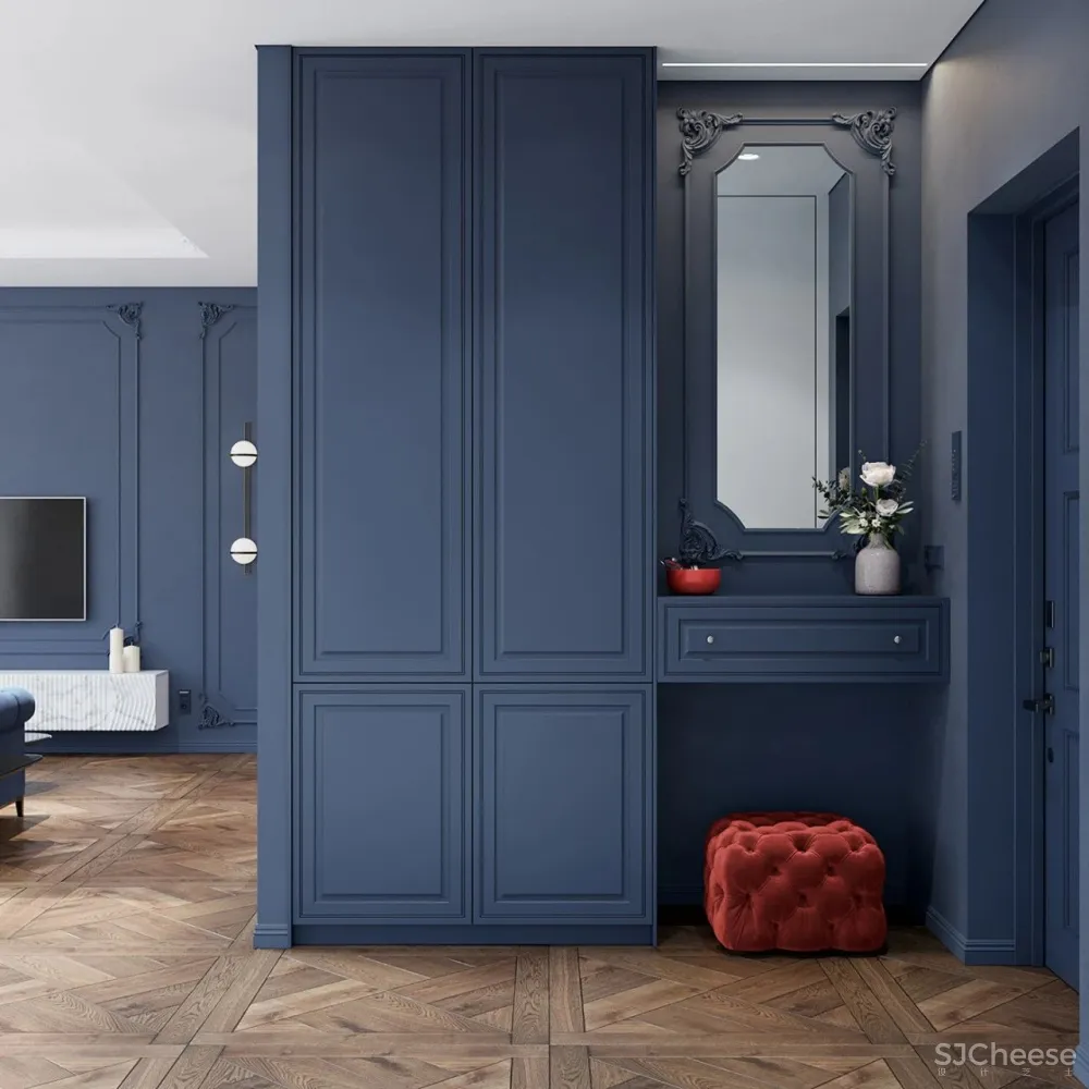 58㎡时尚美宅,色彩的魔力!