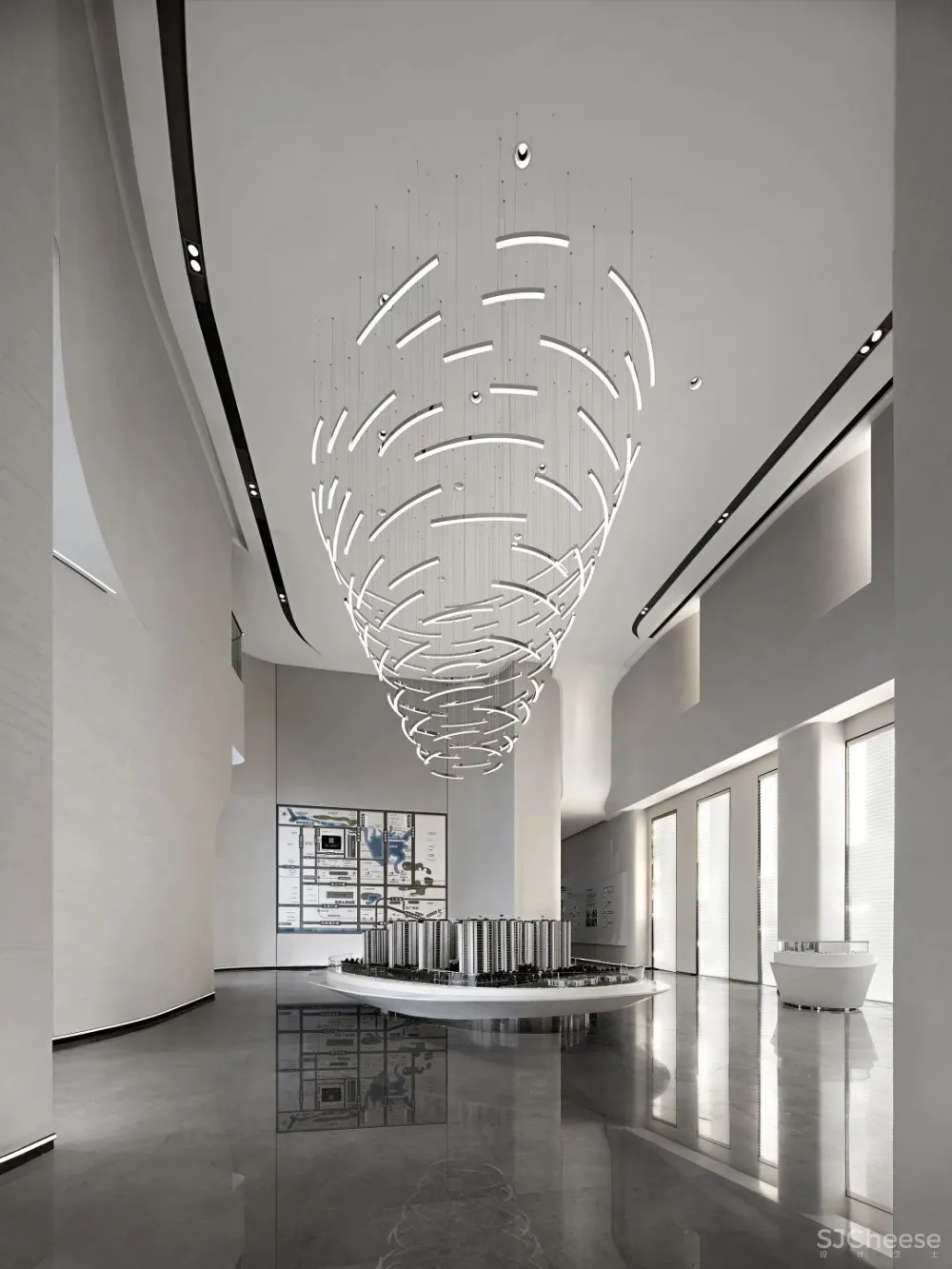 UMA伍玛设计 新作 武汉中梁天玺壹号售楼处|售楼处