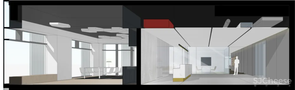 YuQiang - Partners 新作 3600㎡综合性商业地产办公室