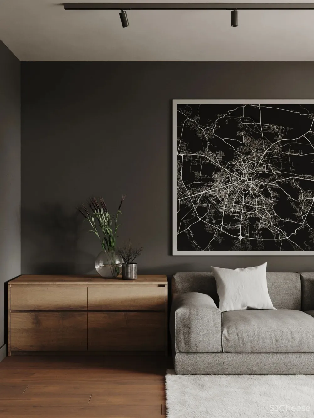 Besense新作 73m²小户型,喜欢那一抹淡淡的绿