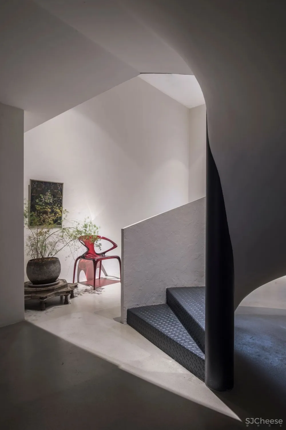 500㎡极简风别墅,返璞归真的侘寂美学!