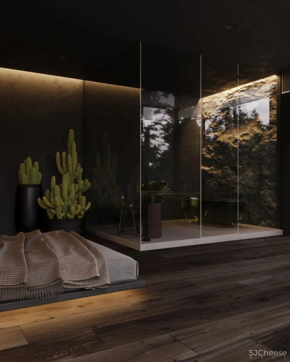 黑色别墅,迷人的高级气质!