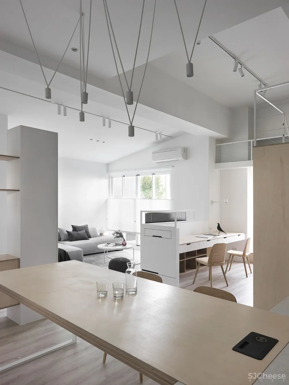 149㎡纯白原木空间，素雅舒适是家的灵魂！