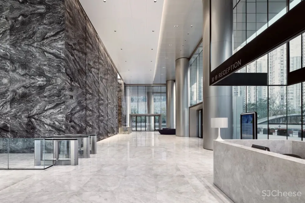 5000㎡简洁大气的办公楼空间设计