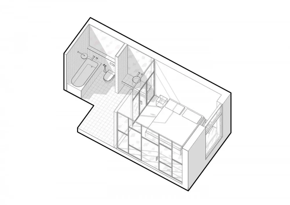 两室改一室,厨房会隐身,年轻人的家就是这么任性!