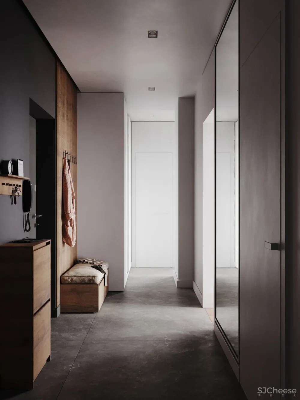 Besense新作 73m²小户型,喜欢那一抹淡淡的绿