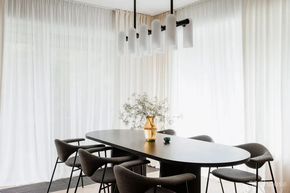 90㎡ 做三房, 客厅全开放,设计都在细节里