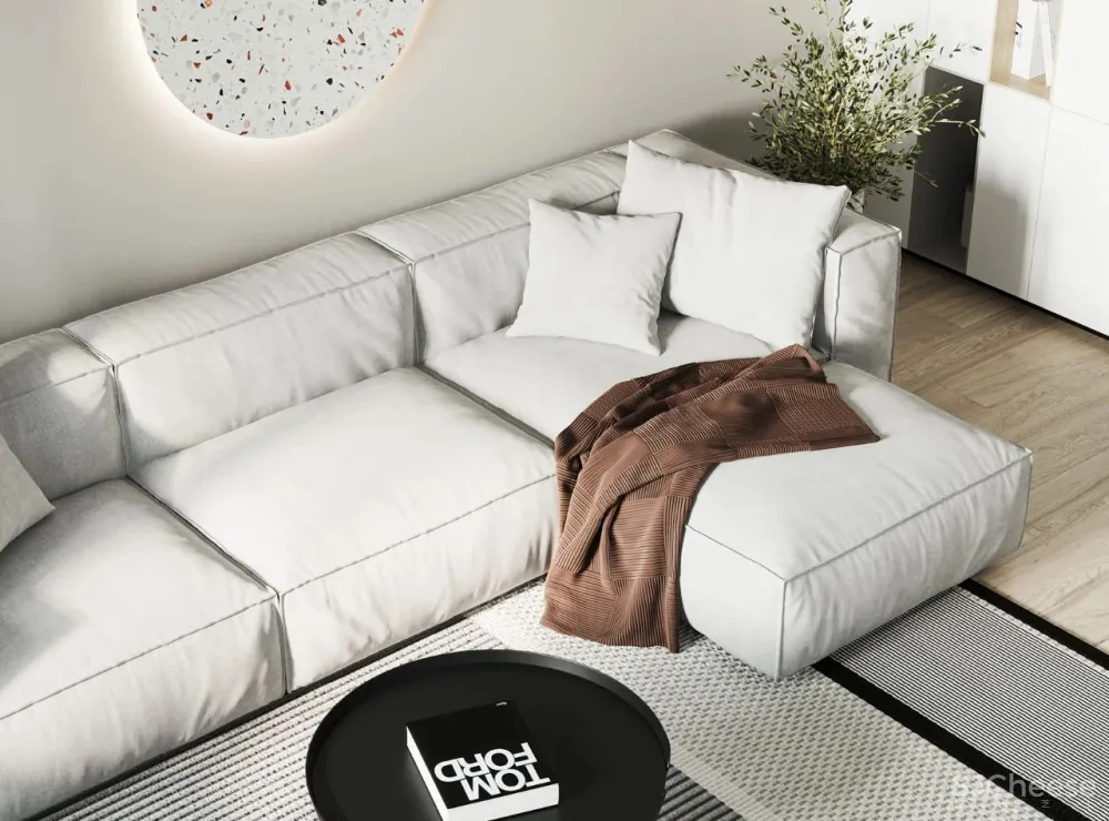 60㎡ 简约小家,卫生间还做干湿分离,这设计太赞了!