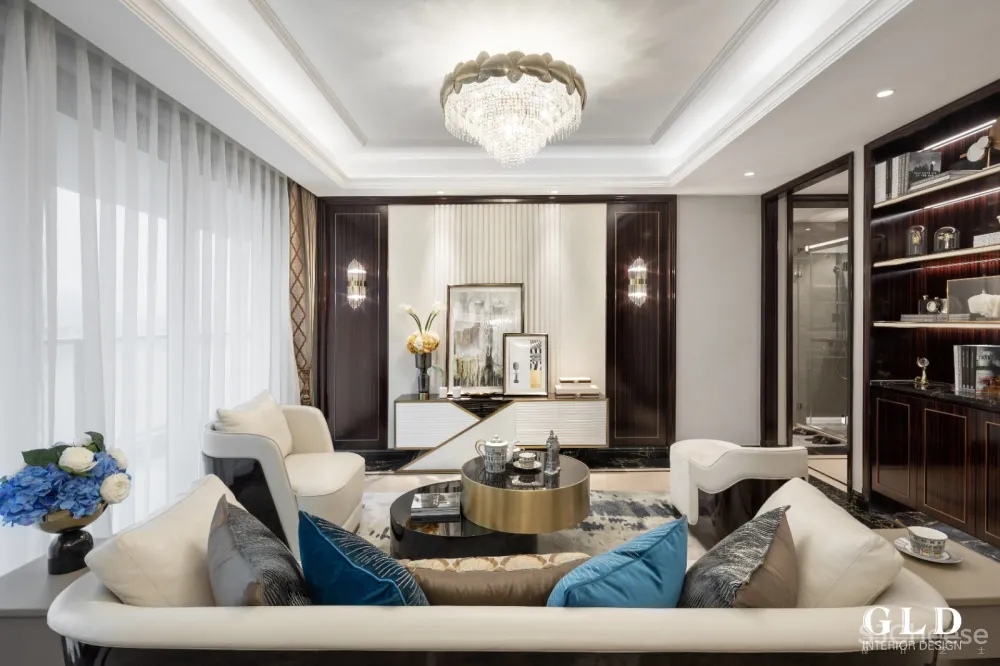 GLD绿檀设计|都市新古典的烈焰璀璨