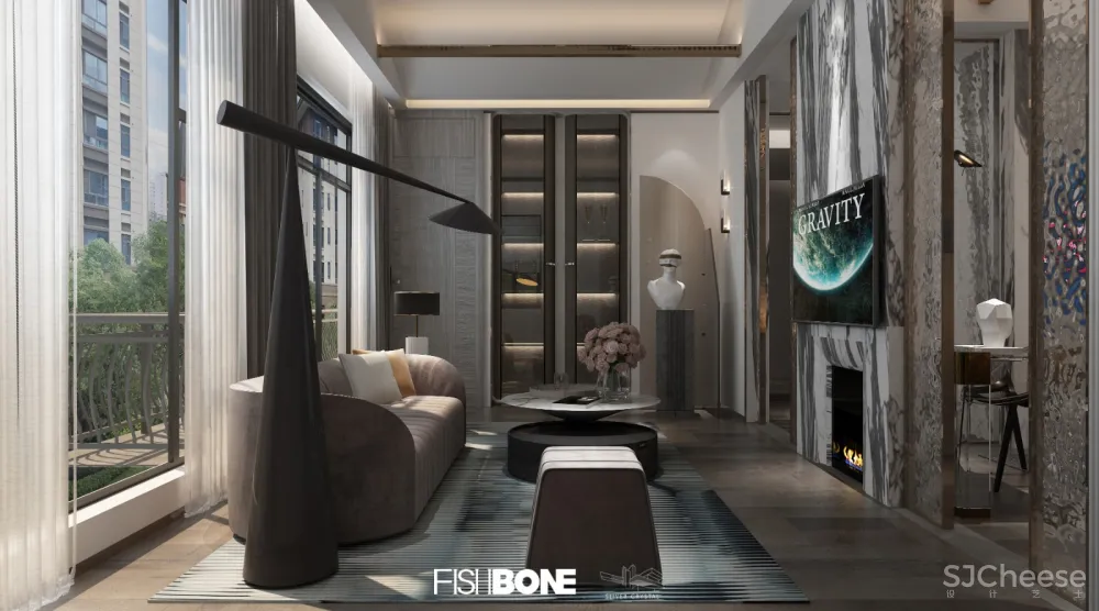 昆明鱼骨设计事务所——碧桂园D府