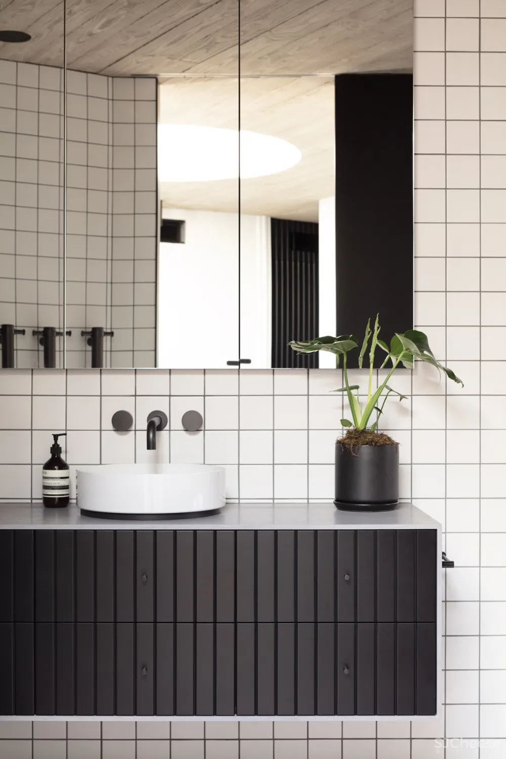 乡下盖房子,用这种木纹混凝土,温暖又高级!