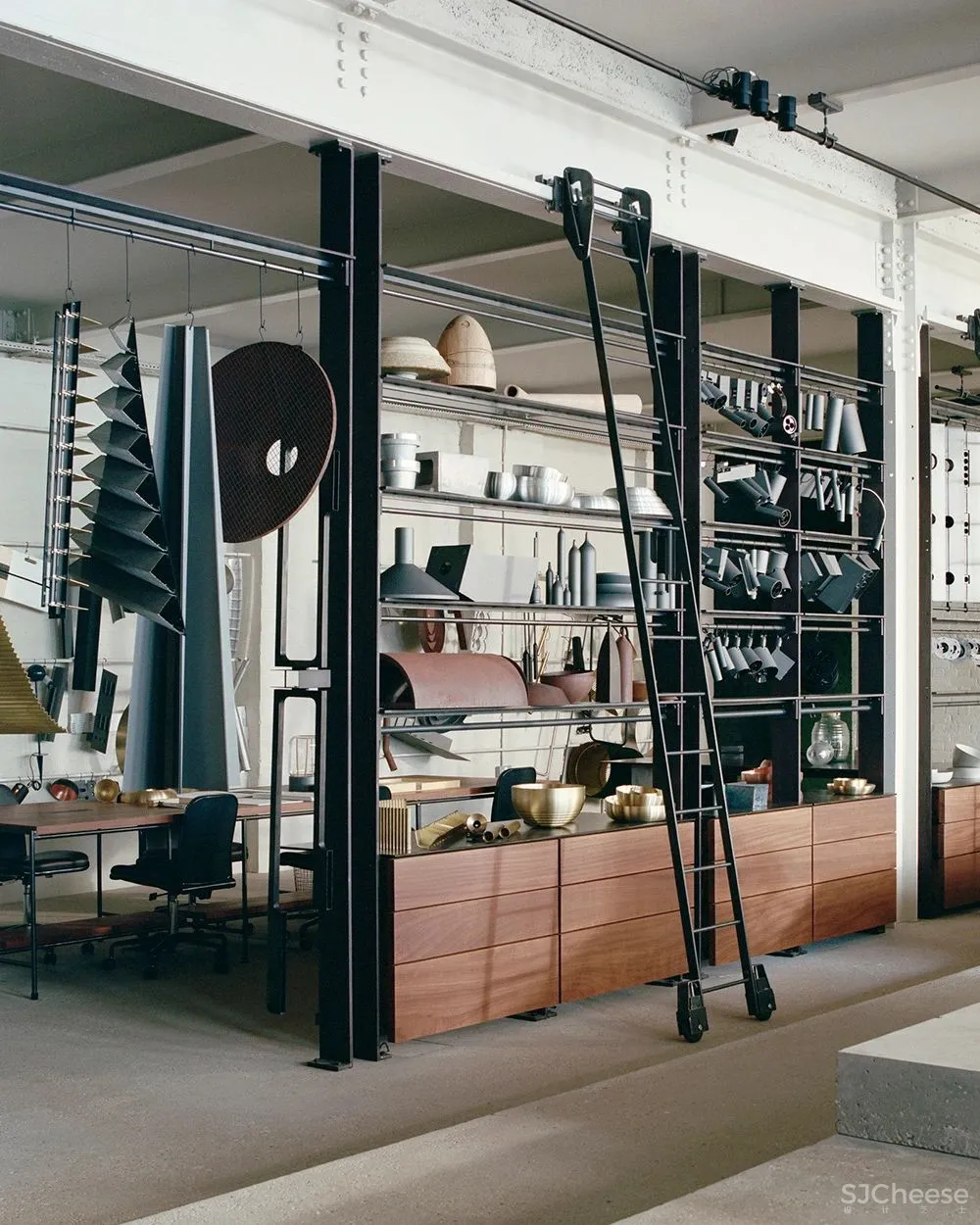 光影下的混凝土之舞 照明设计PSLab伦敦总部展示兼办公设计欣赏