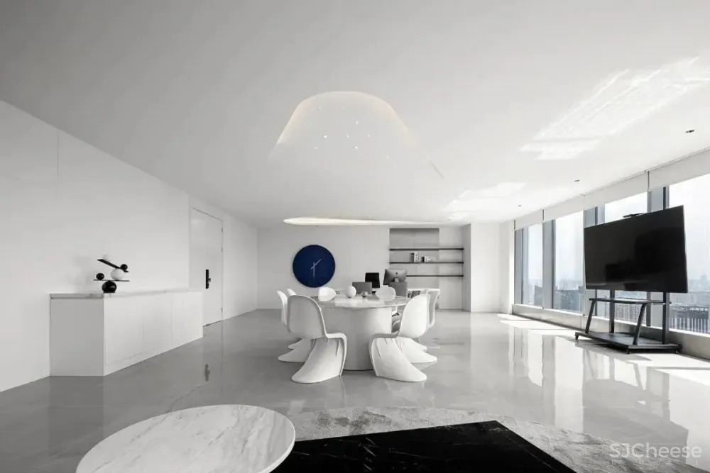 黑白简趣空间，90后都爱的个性潮地 珀阁室内设计