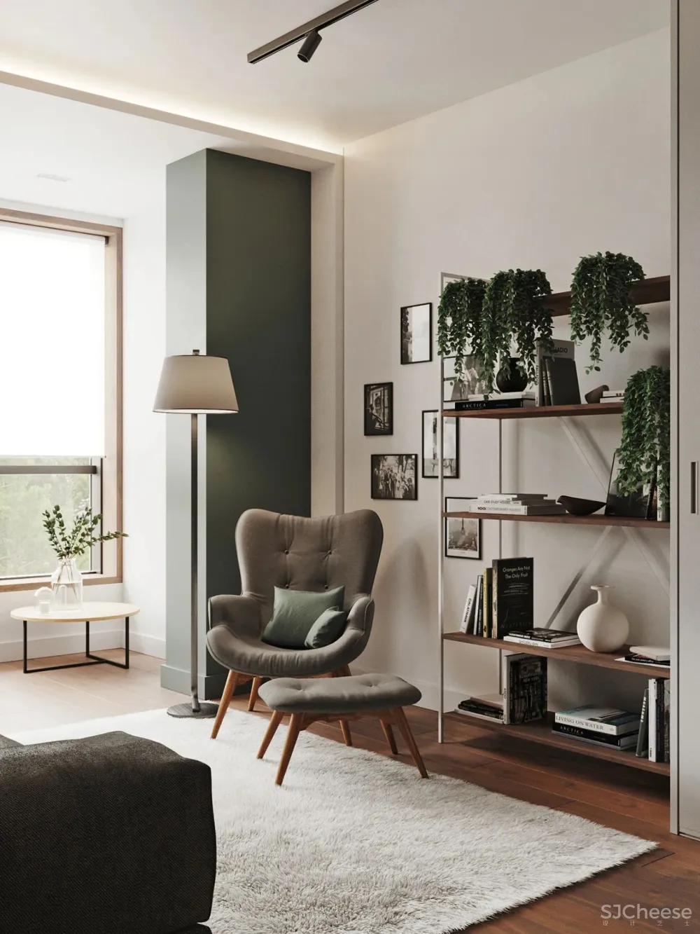 Besense新作 73m²小户型,喜欢那一抹淡淡的绿